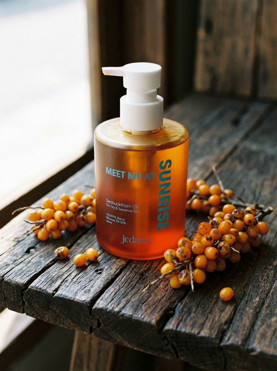 Meet Me At Sunrise | Sea Buckthorn Shower Oil 300mL