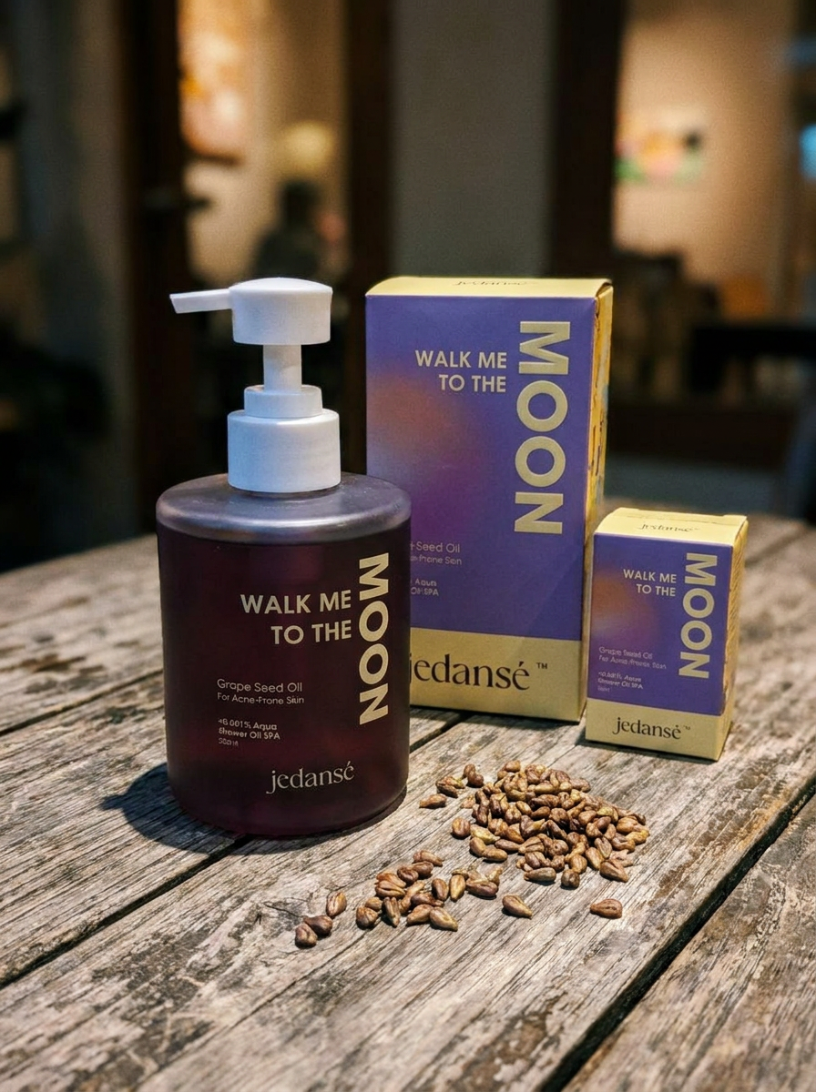 Walk Me To The Moon | Grape Seed Shower Oil 300mL